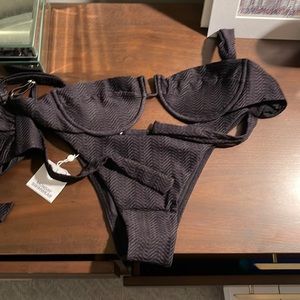 NWT Monday Swim Suit (2 Tops)
